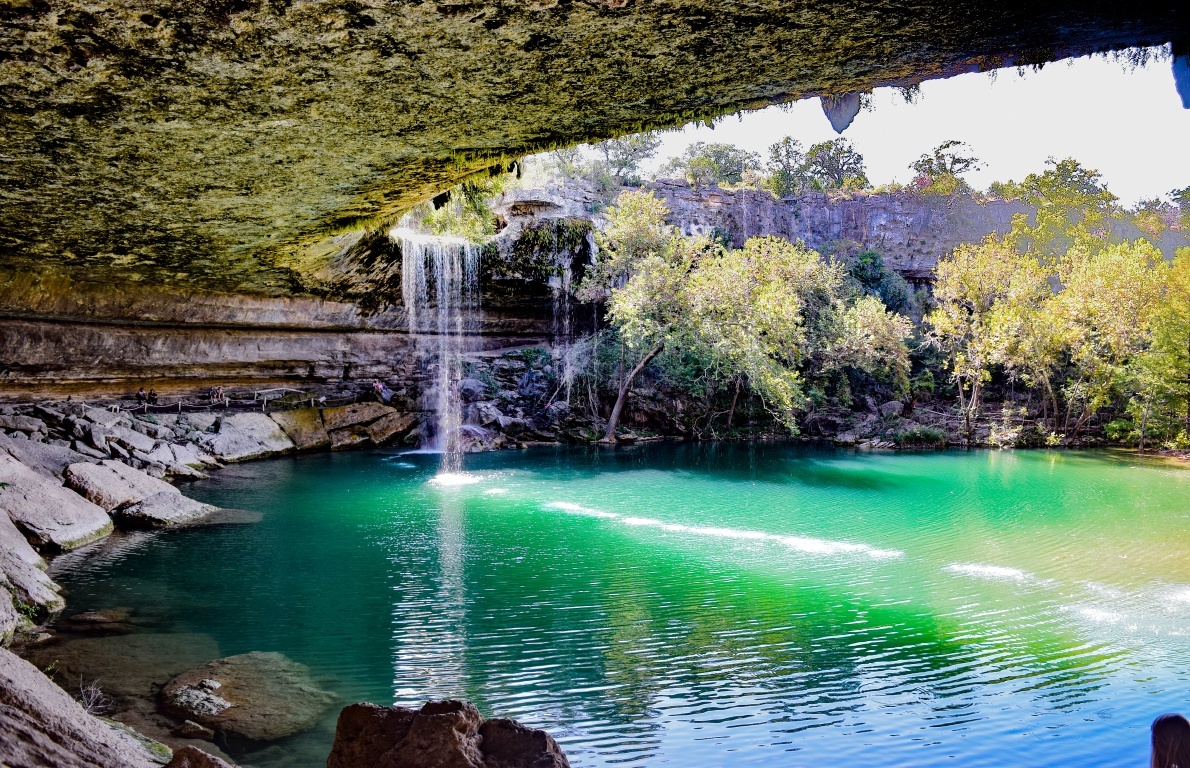 Hamilton Pool: Austin from 10 Secret Swimming Holes in the US That Only